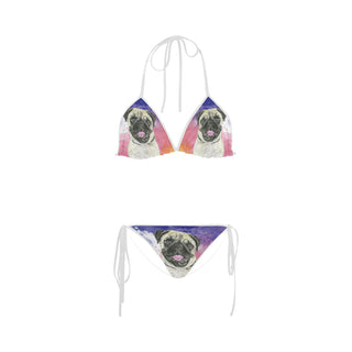 Pug Water Colour No.1 Custom Bikini Swimsuit - TeeAmazing