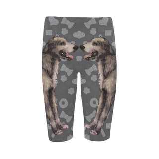 Irish Wolfhound Dog Hestia Cropped Leggings (Model L03) - TeeAmazing