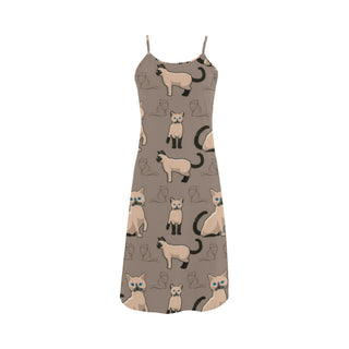 Tonkinese Cat Alcestis Slip Dress - TeeAmazing
