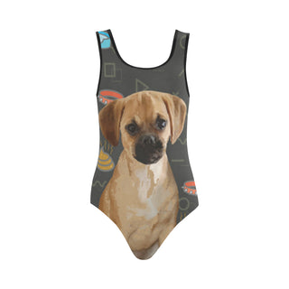 Puggle Dog Vest One Piece Swimsuit - TeeAmazing