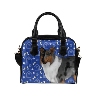 Collie Dog Shoulder Handbag - TeeAmazing