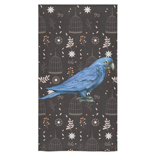 Hyacinth Macaw Parrot Bath Towel 30"x56" - TeeAmazing