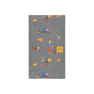 Forklift Driver Pattern Custom Towel 16"x28" - TeeAmazing