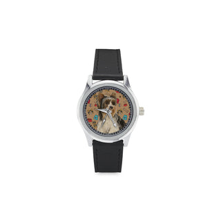 Biewer Terrier Kid's Stainless Steel Leather Strap Watch - TeeAmazing