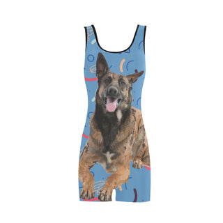 Belgian Malinois Classic One Piece Swimwear - TeeAmazing