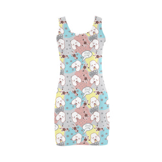 Poodle Pattern Medea Vest Dress - TeeAmazing