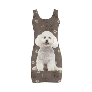 Bichon Frise Dog Medea Vest Dress - TeeAmazing