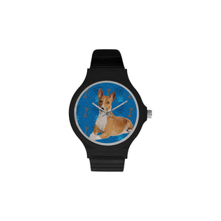 Basenji Dog Unisex Round Plastic Watch - TeeAmazing