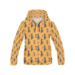 Dachshund Water Colour Pattern No.1 All Over Print Hoodie for Men - TeeAmazing