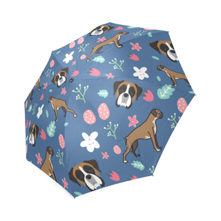 Boxer Flower Foldable Umbrella - TeeAmazing