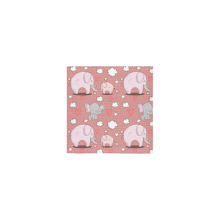 Elephant Pattern Square Towel 13x13 - TeeAmazing