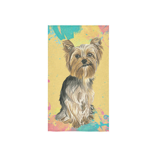 Yorkshire Terrier Water Colour No.1 Custom Towel 16"x28" - TeeAmazing