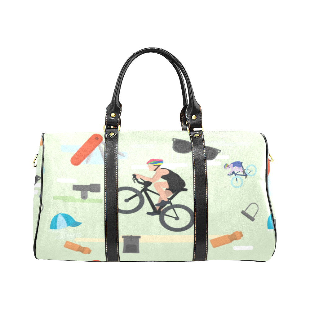 Cycling Pattern New Waterproof Travel Bag/Large - TeeAmazing