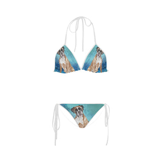 Boxer Water Colour Custom Bikini Swimsuit - TeeAmazing