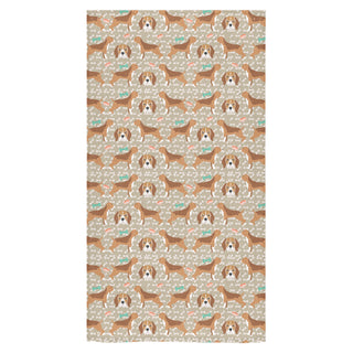 Beagle Pattern Bath Towel 30x56 - TeeAmazing