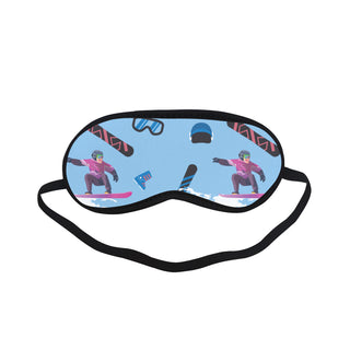 Snowboarding Pattern Sleeping Mask - TeeAmazing