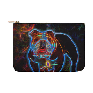 English Bulldog Glow Design 2 Carry-All Pouch 12.5x8.5 - TeeAmazing