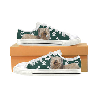Skye Terrier White Women's Classic Canvas Shoes - TeeAmazing