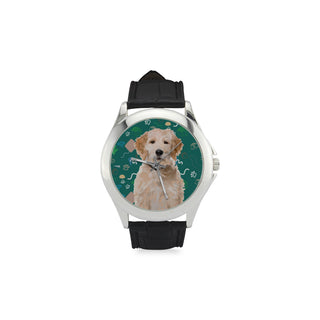 Australian Goldendoodle Women's Classic Leather Strap Watch - TeeAmazing