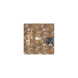 Chiweenie Pattern Square Towel 13“x13” - TeeAmazing