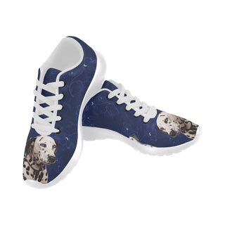 Dalmatian Lover White Sneakers for Women - TeeAmazing