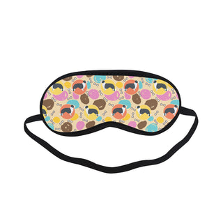 Border Collie Pattern Sleeping Mask - TeeAmazing