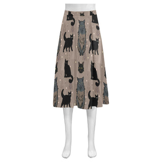 Chantilly-Tiffany Mnemosyne Women's Crepe Skirt (Model D16) - TeeAmazing