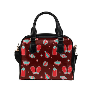 Boxing Pattern Shoulder Handbag - TeeAmazing