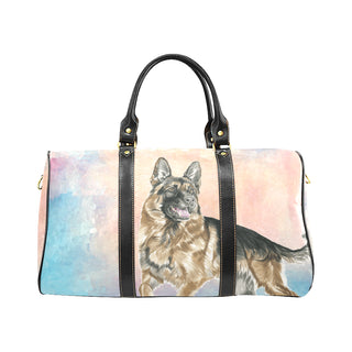 German Shepherd Water Colour No.1 New Waterproof Travel Bag/Large - TeeAmazing