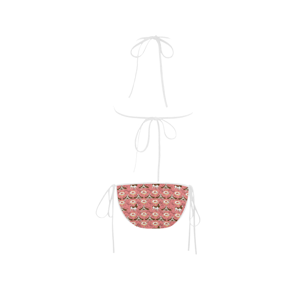 English Cocker Spaniel Pattern Custom Bikini Swimsuit - TeeAmazing