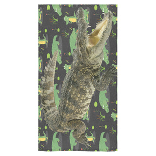 Alligator Bath Towel 30"x56" - TeeAmazing