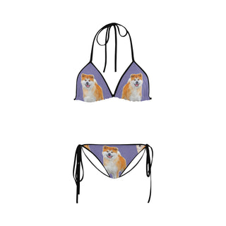 Akita Lover Custom Bikini Swimsuit - TeeAmazing