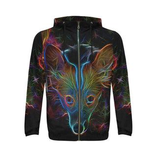 Corgi Glow Design 3 All Over Print Full Zip Hoodie for Men - TeeAmazing