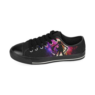 Sailor Moon Black Canvas Women's Shoes (Large Size) - TeeAmazing