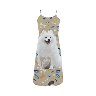 Samoyed Dog Alcestis Slip Dress - TeeAmazing