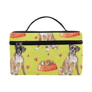 Boxer Water Colour Pattern No.2 Cosmetic Bag/Large - TeeAmazing