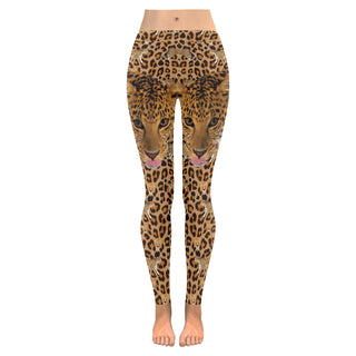 Leopard Low Rise Leggings (Invisible Stitch) (Model L05) - TeeAmazing