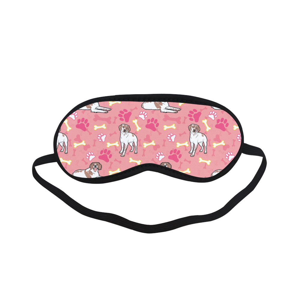 Free Brittany Spaniel Pattern Sleeping Mask - TeeAmazing