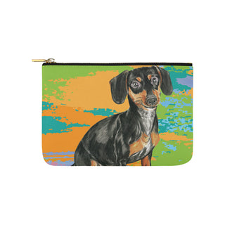 Dachshund Water Colour No.2 Carry-All Pouch 9.5x6 - TeeAmazing