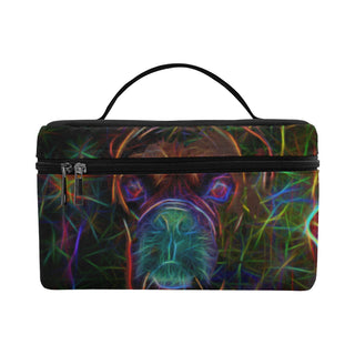 Boxer Glow Design 2 Cosmetic Bag/Large - TeeAmazing