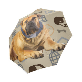 English Mastiff Dog Foldable Umbrella - TeeAmazing