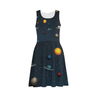 Planet Pattern Atalanta Sundress - TeeAmazing