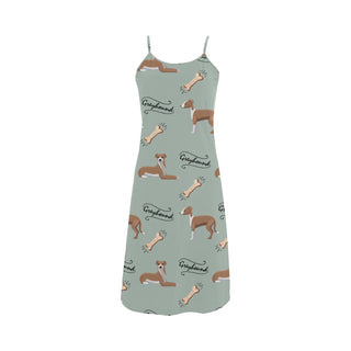 Greyhound Pattern Alcestis Slip Dress - TeeAmazing