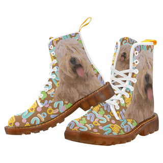 Soft Coated Wheaten Terrier White Boots For Men - TeeAmazing