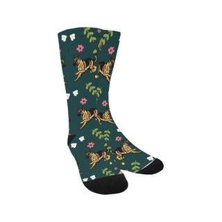 Tervuren Flower Trouser Socks - TeeAmazing