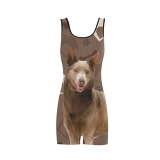 Australian Kelpie Dog Classic One Piece Swimwear - TeeAmazing