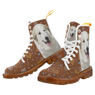Great Pyrenees Dog White Boots For Men - TeeAmazing