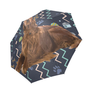 Irish Setter Dog Foldable Umbrella - TeeAmazing