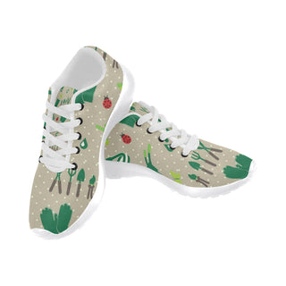 Gardening White Sneakers for Men - TeeAmazing