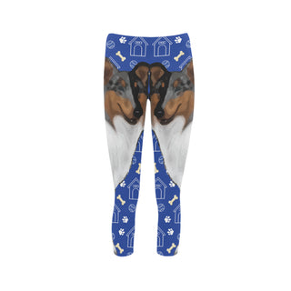 Collie Dog Capri Legging (Model L02) - TeeAmazing